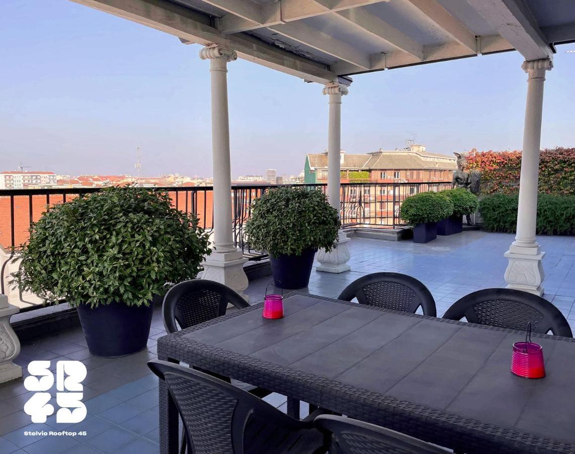 Stelvio Rooftop - Penthouse Skyline With Terrace And Jacuzzi Милано Екстериор снимка