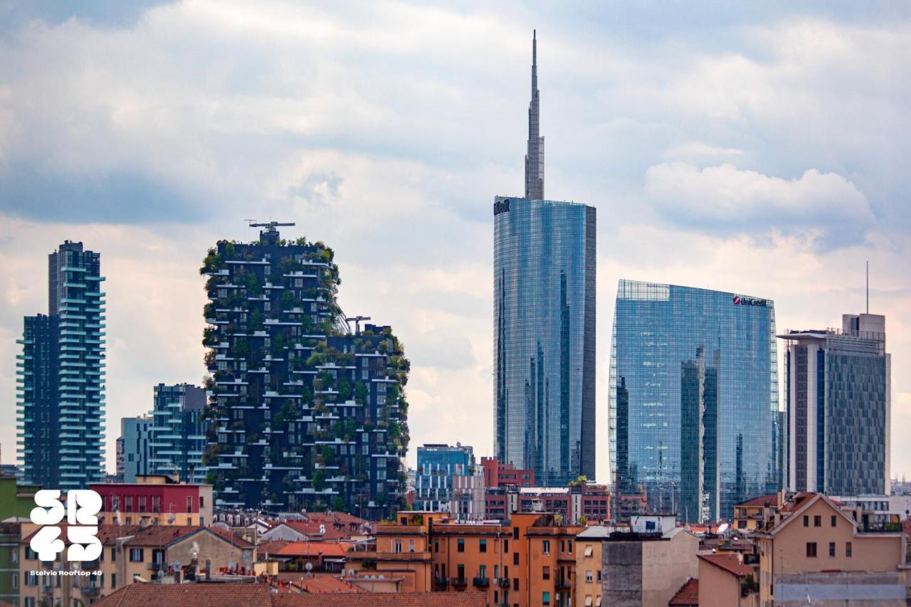 Stelvio Rooftop - Penthouse Skyline With Terrace And Jacuzzi Милано Екстериор снимка