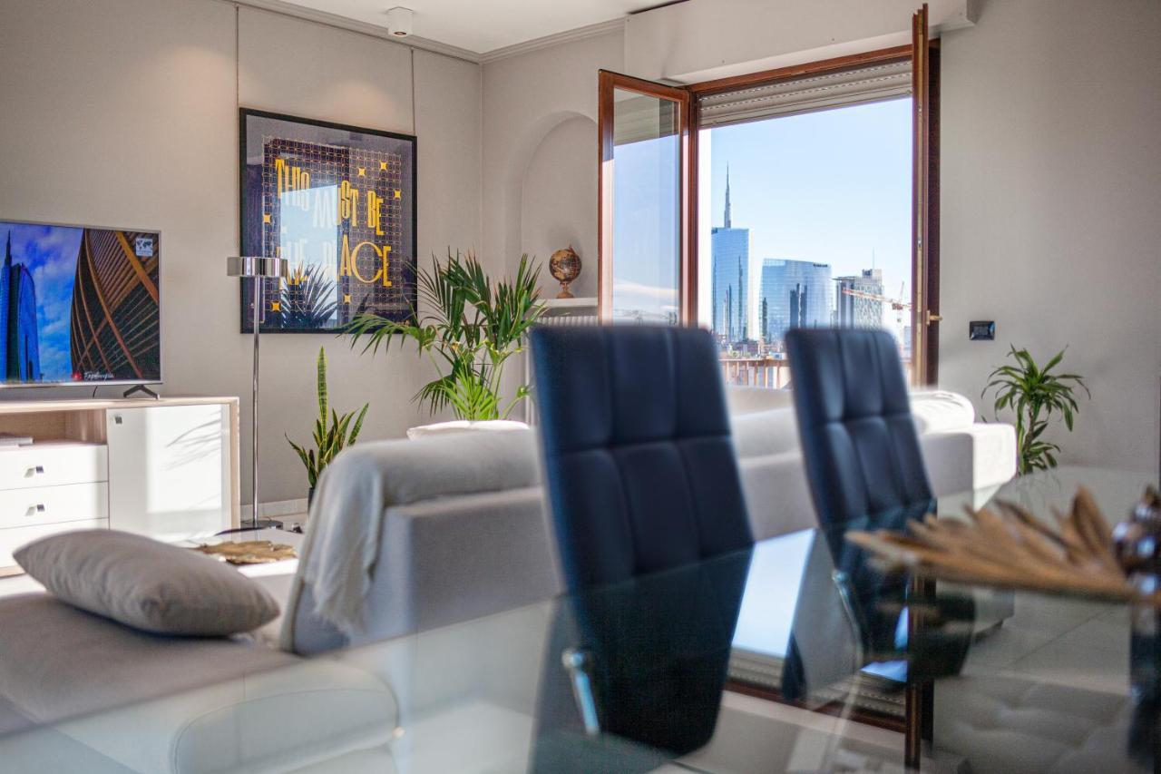 Stelvio Rooftop - Penthouse Skyline With Terrace And Jacuzzi Милано Екстериор снимка